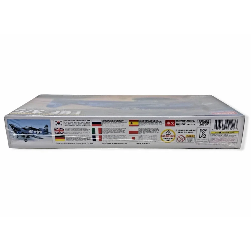 Academy 12481 Grumman F6F-3/5 Hellcat 1/72 Scale Plastic Model Kit-Sealed 4437